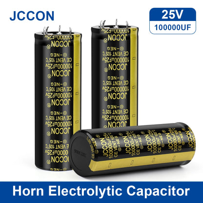 Audio Electrolytic Capacitor 25V 10000UF-47000UF High Frequency Low ESR for HiFi Amplifier Speaker