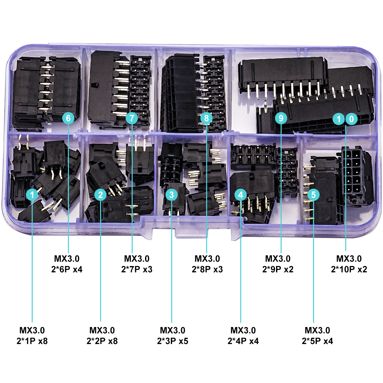 High precision Molex Micro-Fit 3.0mm pitch connectors providing reliable PCB and electronic connections