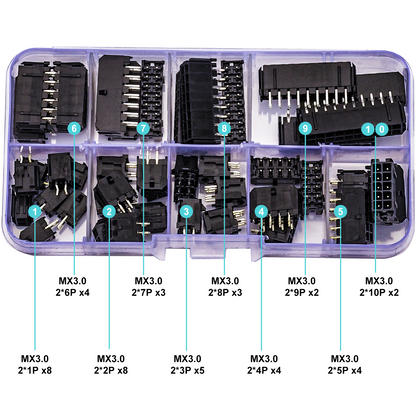 High precision Molex Micro-Fit 3.0mm pitch connectors providing reliable PCB and electronic connections
