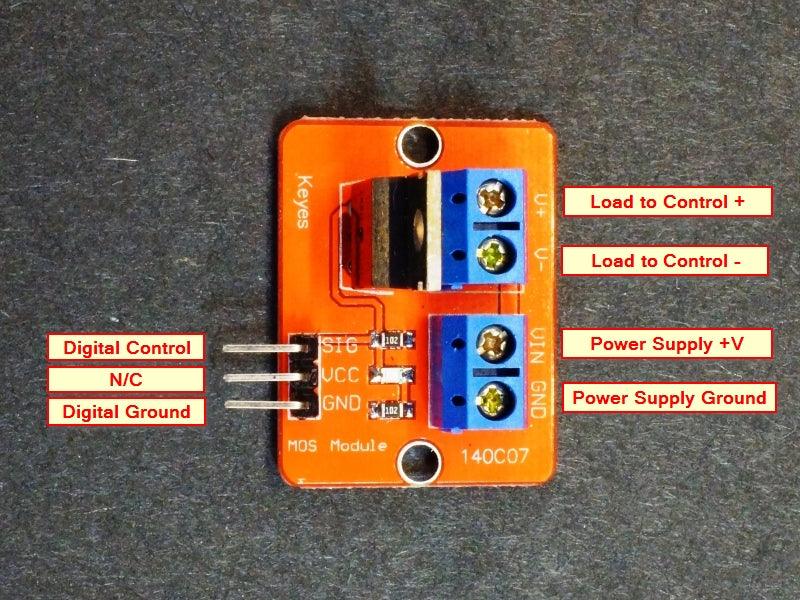 IRF520 N-Ch MOSFET Module