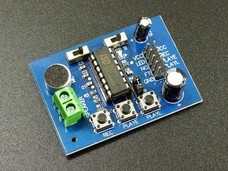 ISD1820 Voice Record & Playback Module — 8–10 Sec, Arduino | Keszoox