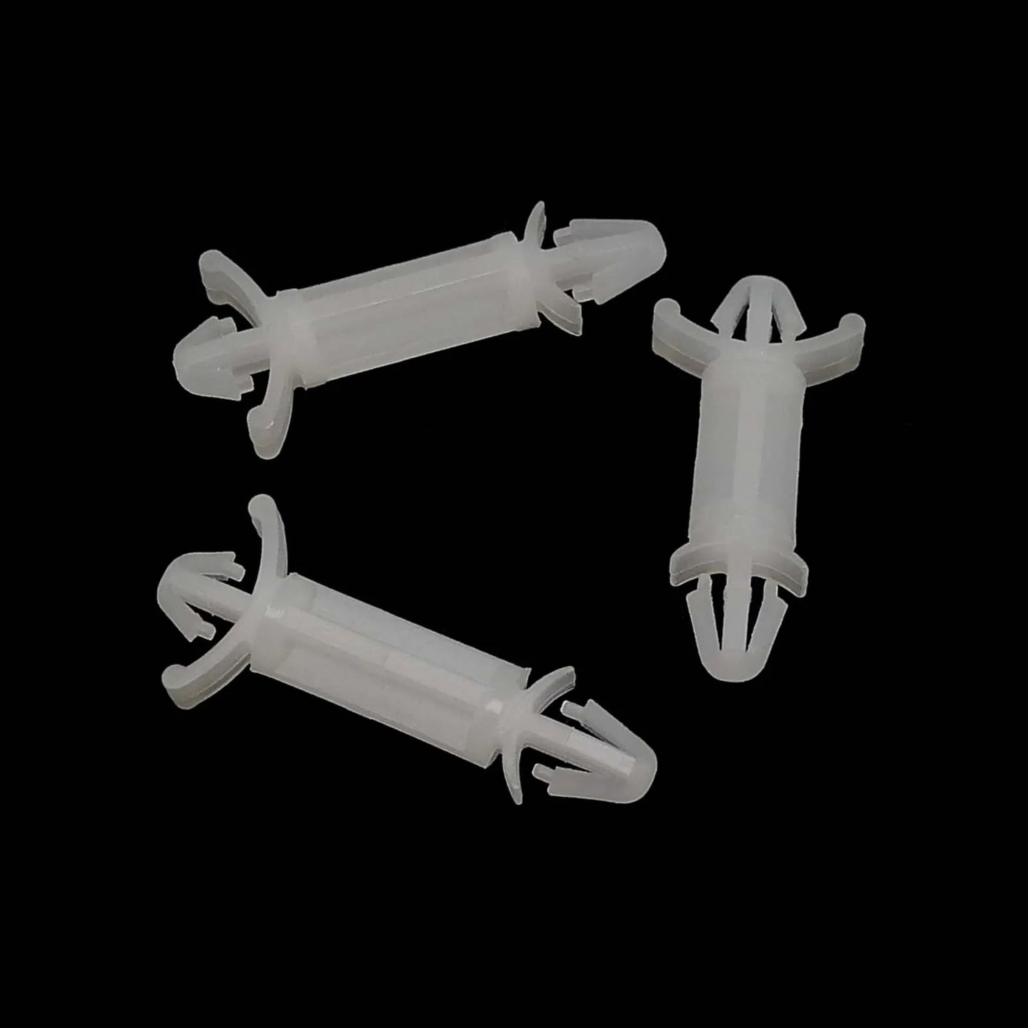 Insulated_push-in_snap_clip_standoff_spacer_for_3.5mm_hole_PCB_circuit_board
