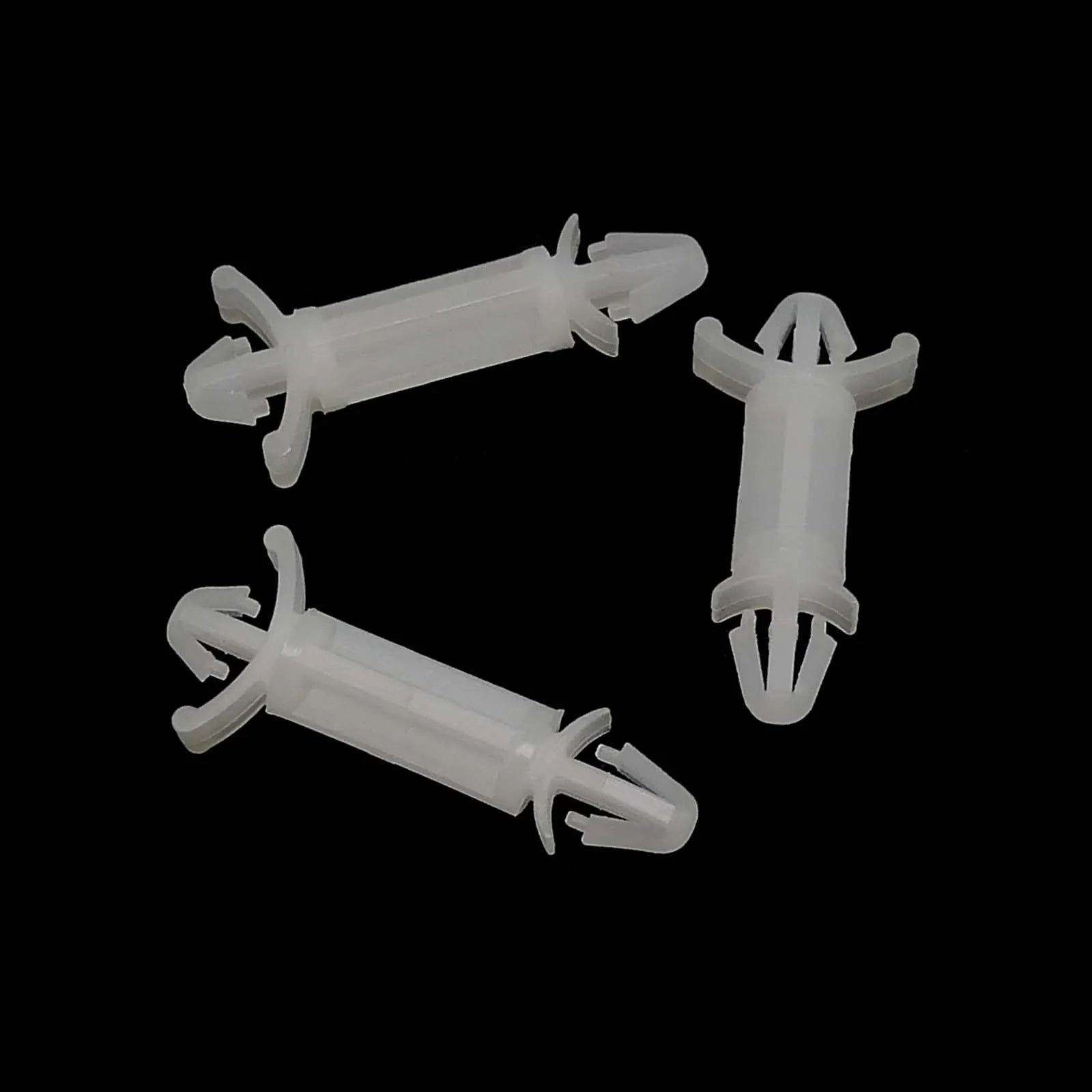 Insulated_push-in_snap_clip_standoff_spacer_for_3.5mm_hole_PCB_circuit_board