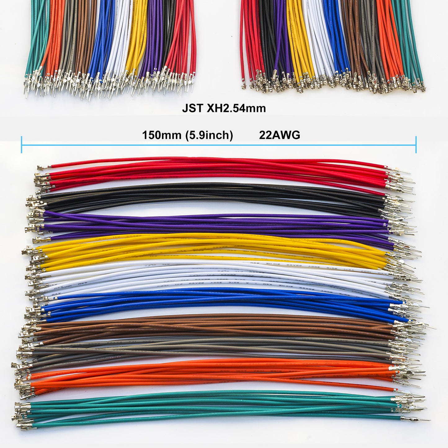 JST-XH_2.54_Female_Connector_with_22AWG_Wire