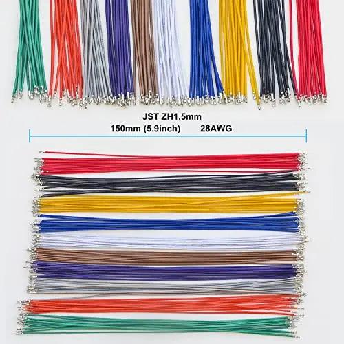 JST ZH 1,5 Mm 4-polige Stecker & Buchsen, 150 Mm, 28 AWG – 60 Paar Für LED, PCB, RC-Spielzeug JST ZH 1,5 Mm 4-polige Stecker & Buchsen, 150 Mm, 28 AWG – 60 Paar Für LED, PCB, RC-Spielzeug