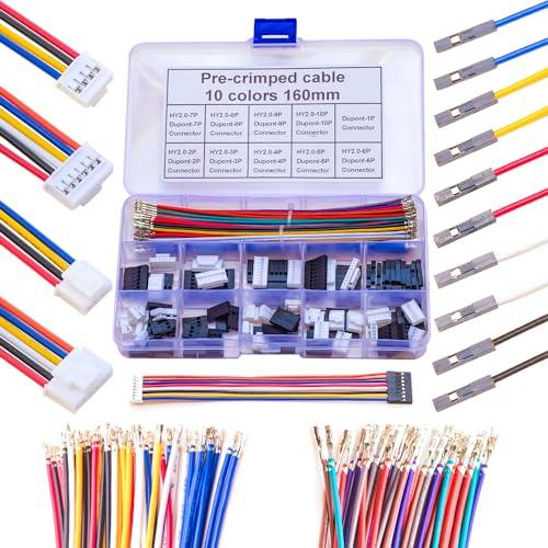 JST Connector HY2.0 to Dupont2.54 Dupont Connector Kit