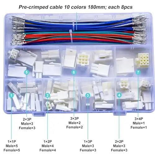 JST FL4.14mm Male Female Connectors Kit 1