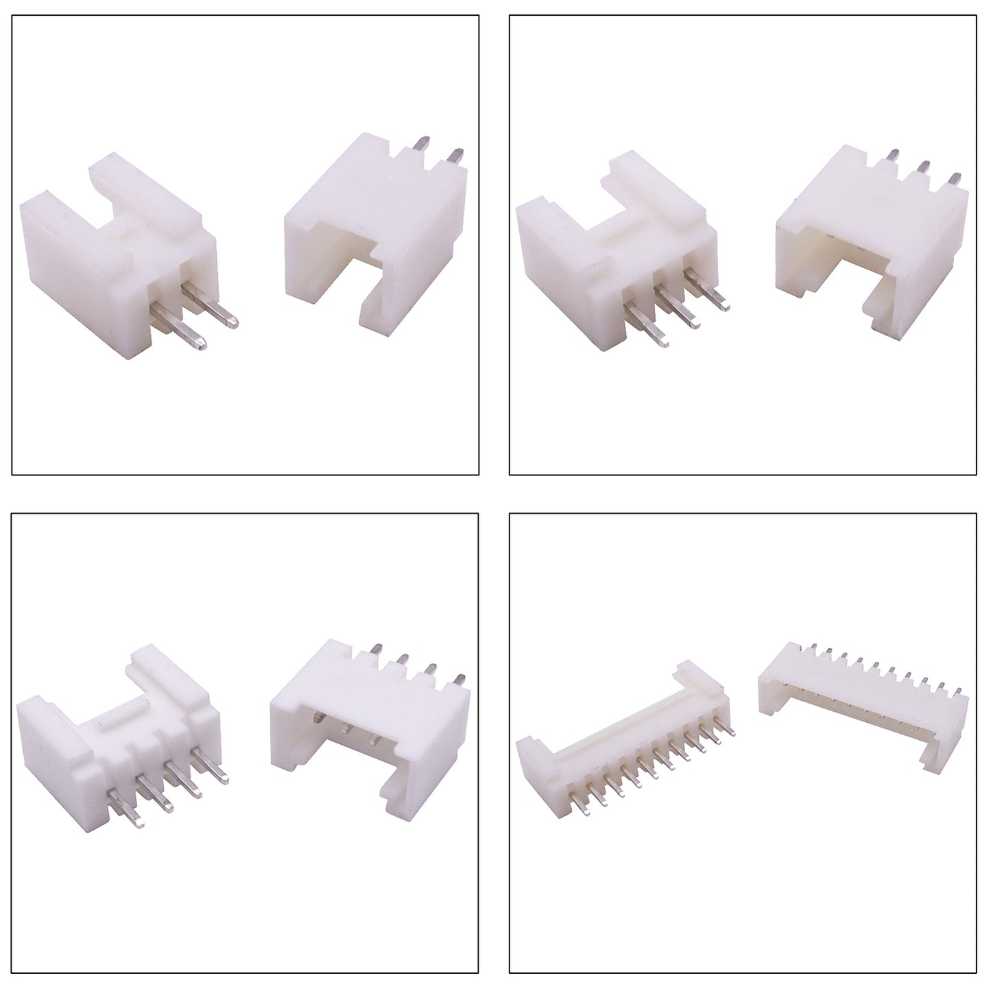 High-quality JST HY2.0 plug connectors with precise 2mm pitch spacing