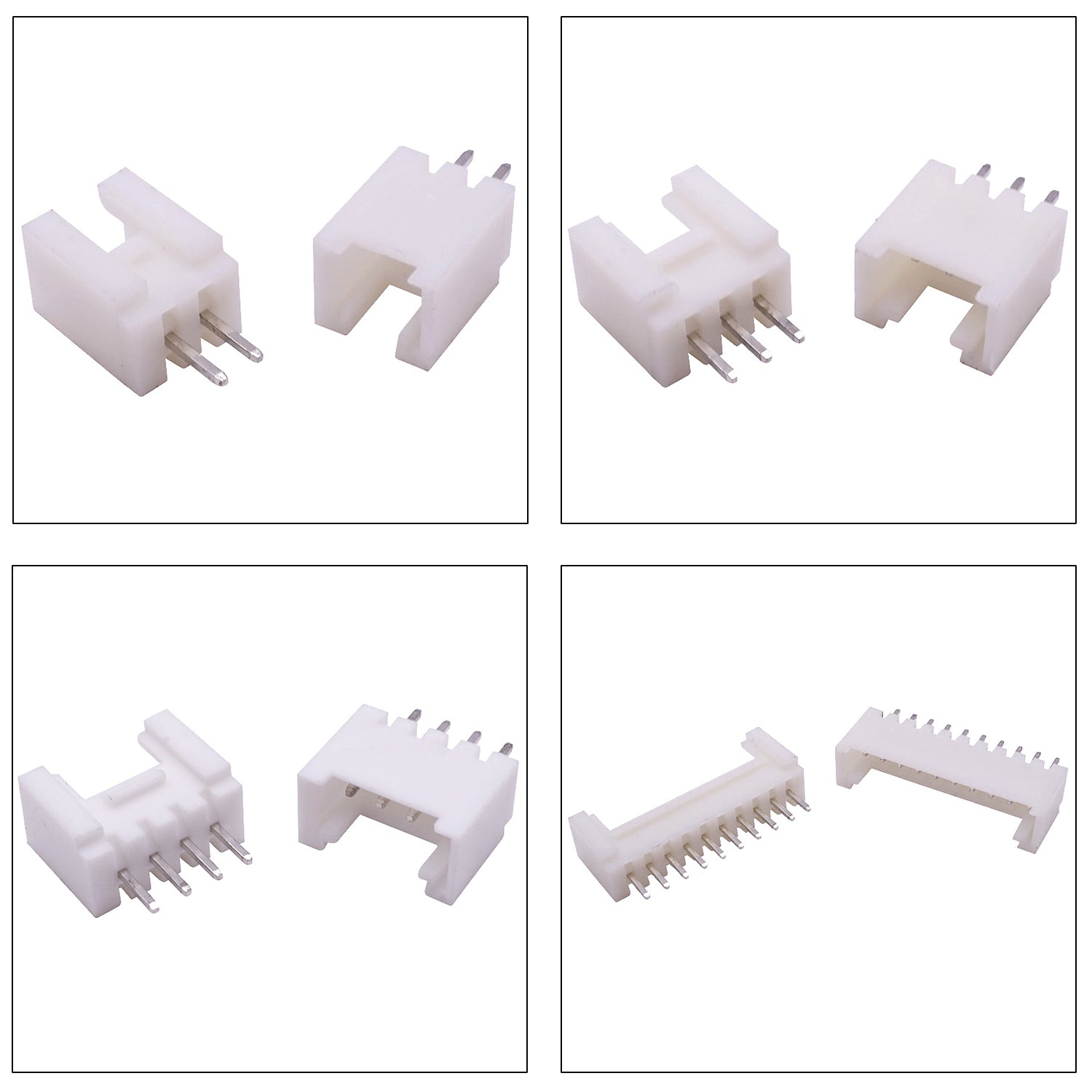 High-quality JST HY2.0 plug connectors with precise 2mm pitch spacing
