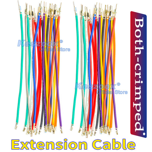 JST HY 2.0mm Male Female Extension Pre-Crimped Terminal Silicone Cable