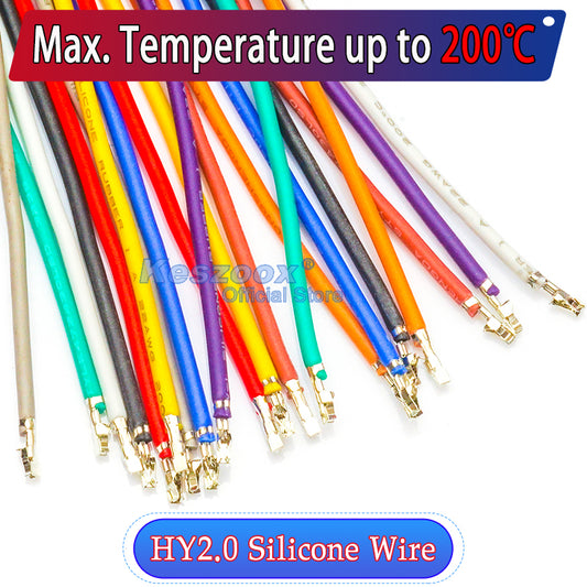 JST HY pre-crimped terminal silicone cable