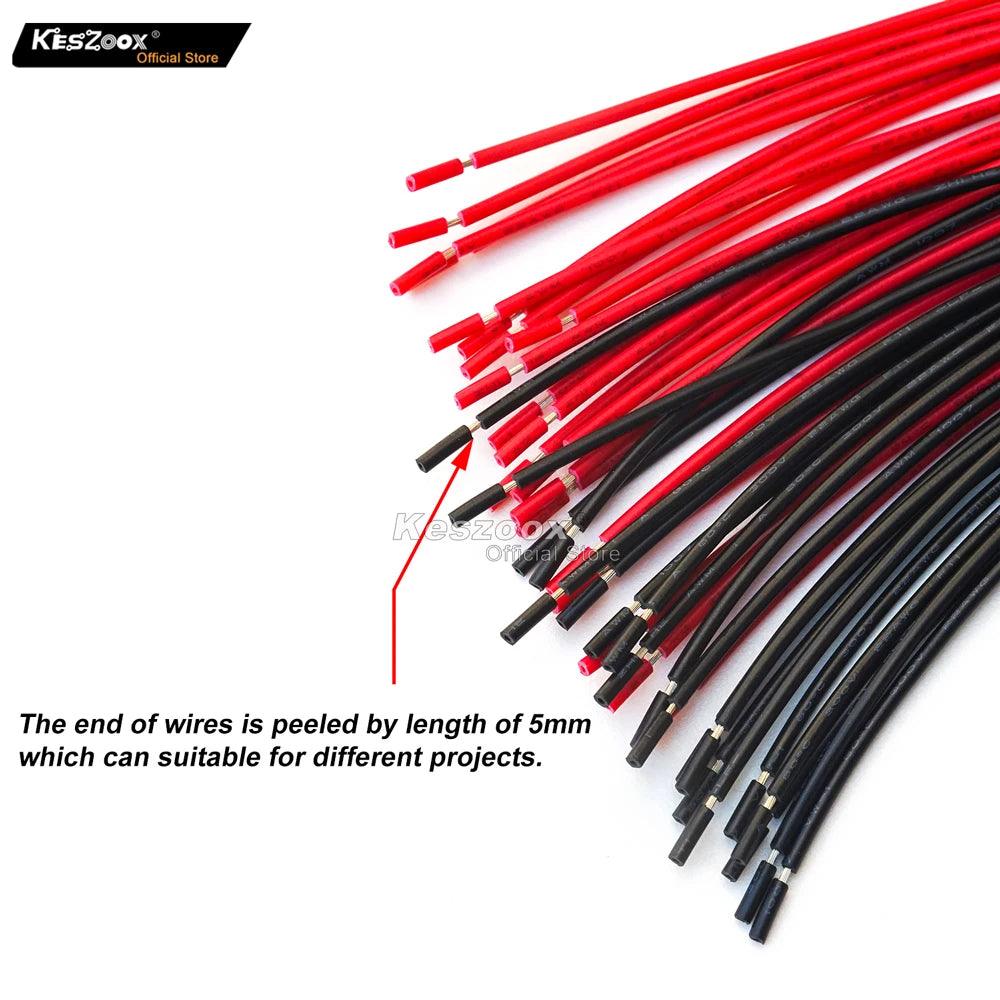 JST PH2.0 3P/4P 22AWG Terminal Wire Kit-4