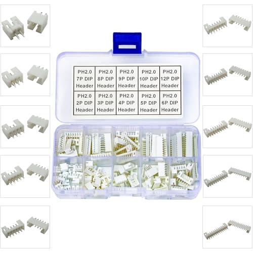 JST PH2.0 DIP Header Connector Kit