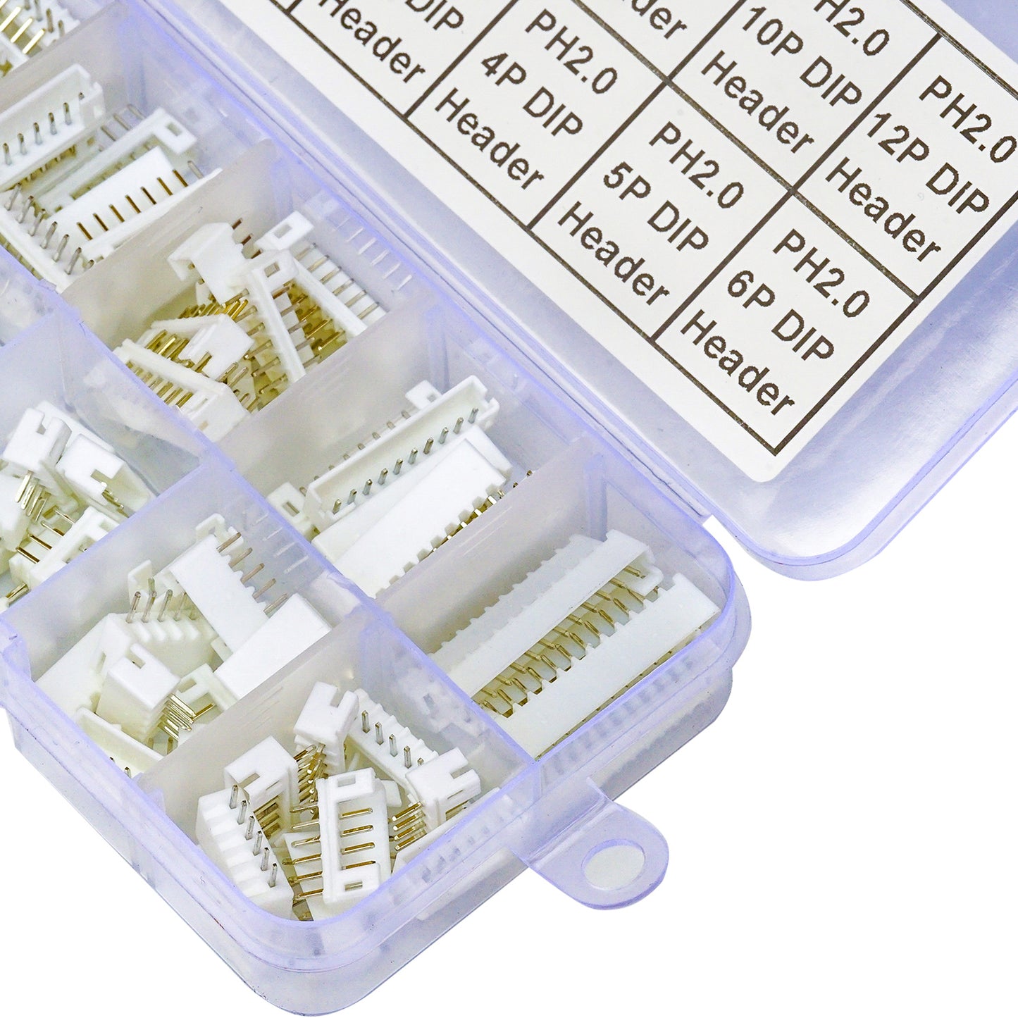 JST_PH2.0_DIP_Header_Connector_Kit_for_Electronics_Assembly