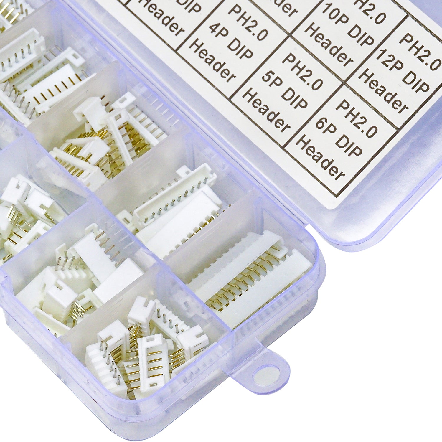 JST_PH2.0_DIP_Header_Connector_Kit_for_Electronics_Assembly