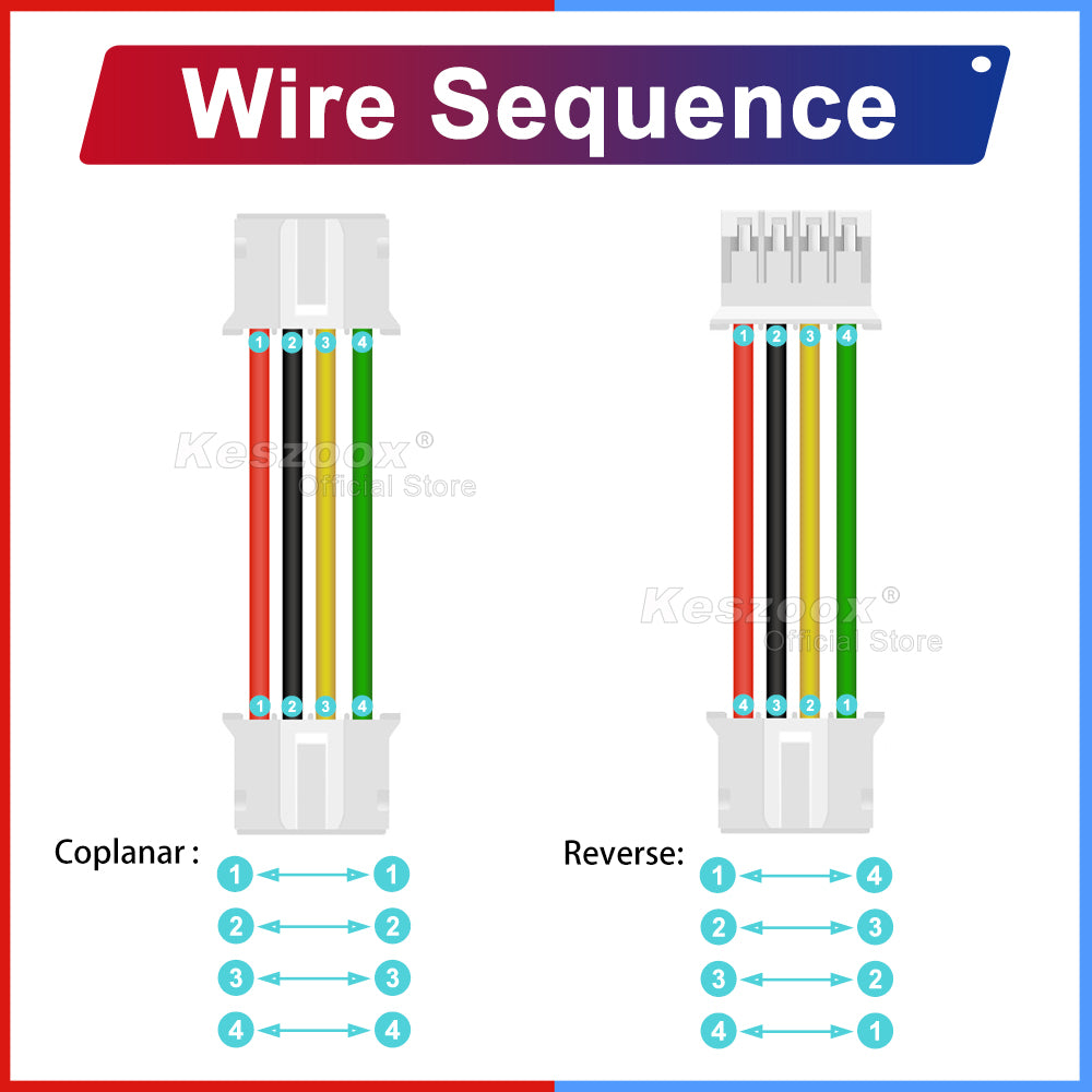 JST PH 2.0mm 6-pin connector cables-