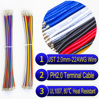JST PH 2.0mm male-female extension cable