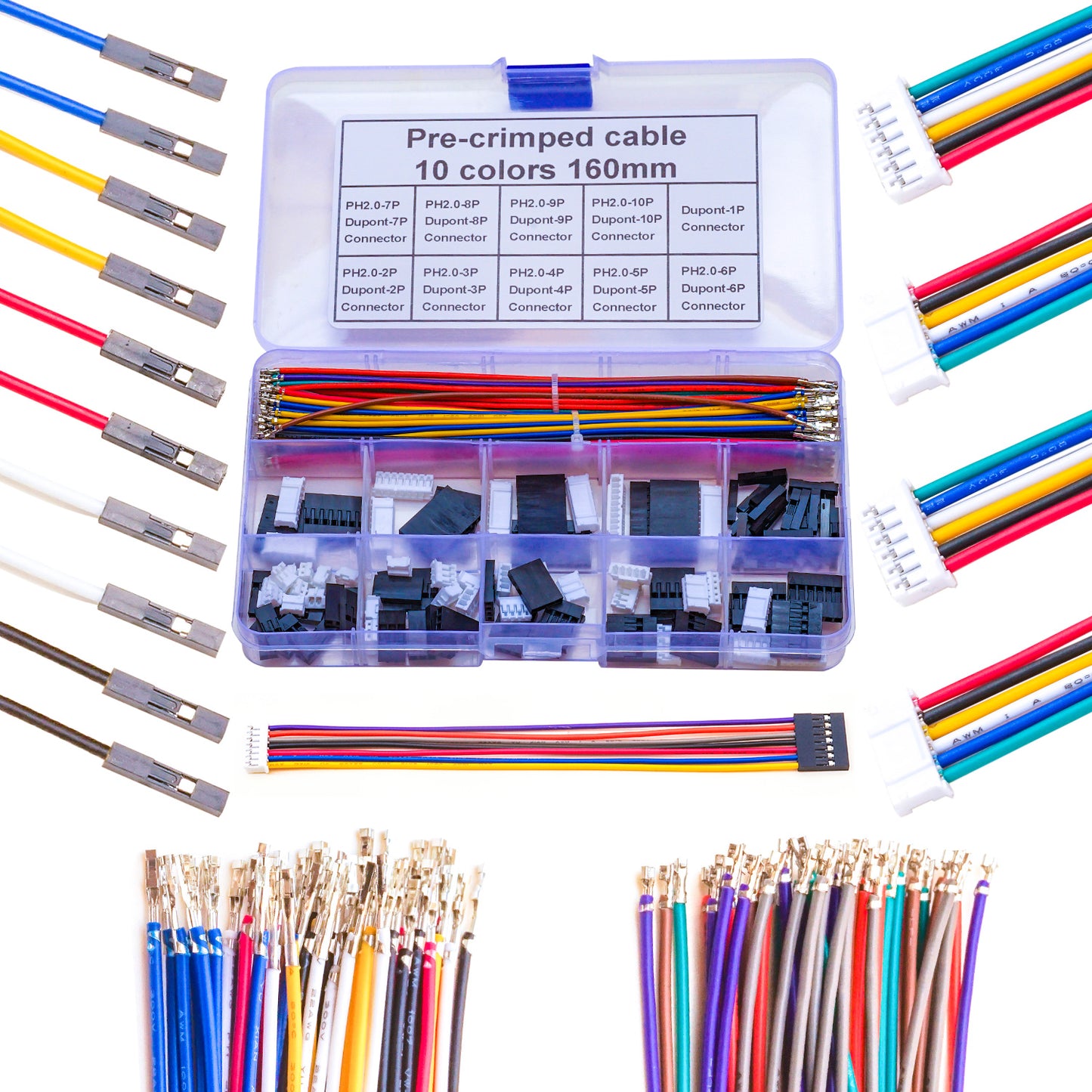 JST_PH_Dupont_Connector_Kit_Overview