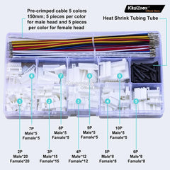 JST PH Header 22AWG Cable Connector Kit-1