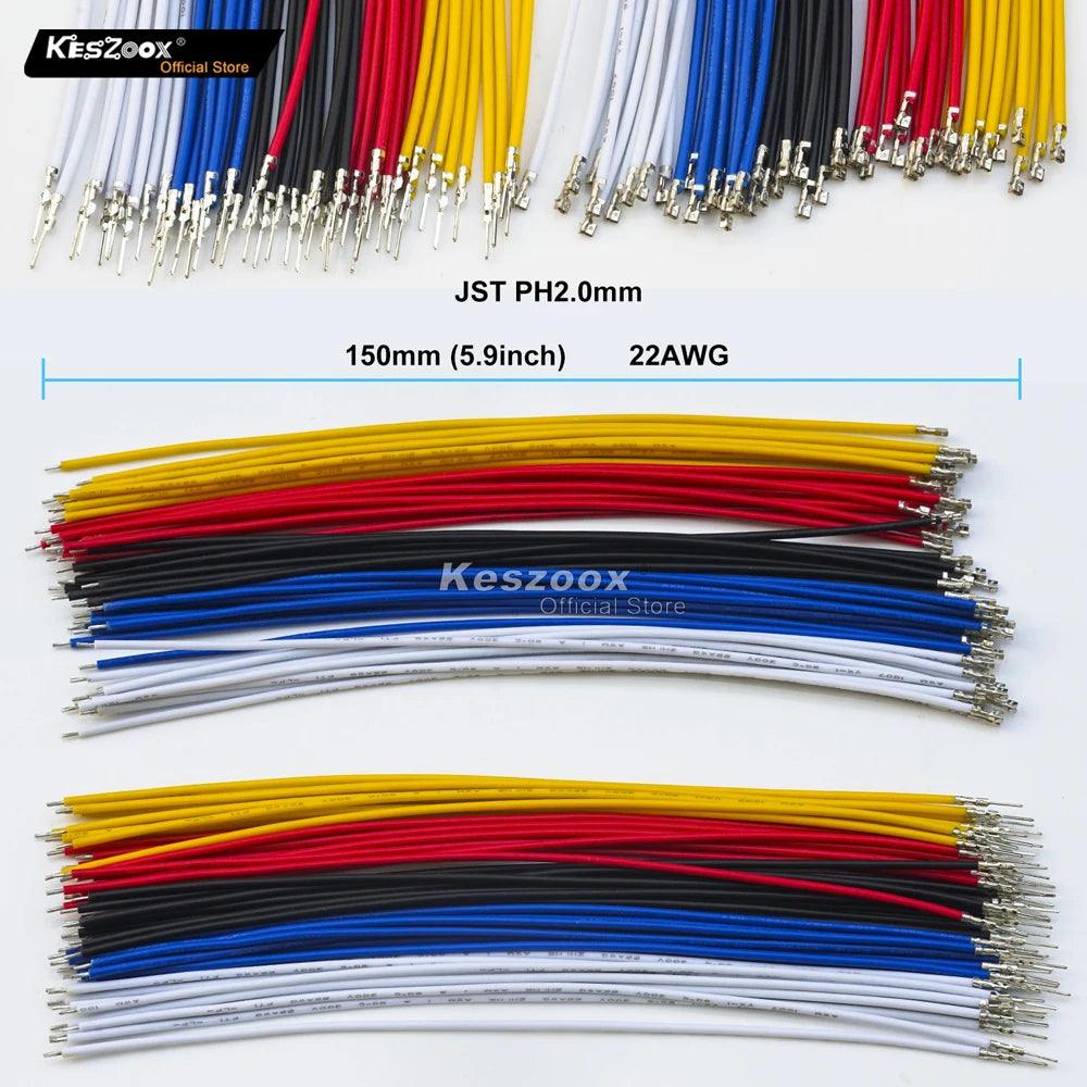 JST PH Header 22AWG Cable Connector Kit-3