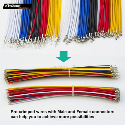 JST PH Header 22AWG Cable Connector Kit-4