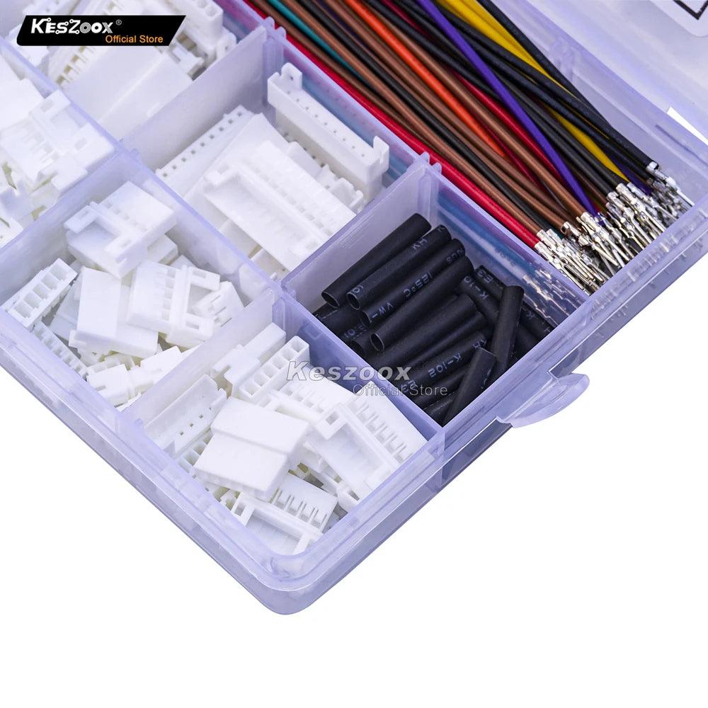 JST PH Male/Female Housing 22AWG Cable Connector Kit-5