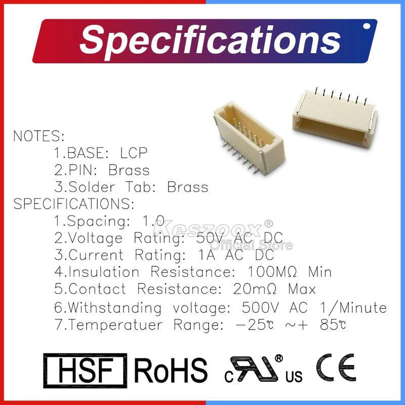 JST SH1.0 Connector 1