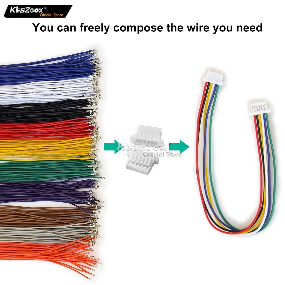 JST_SH1.0_Female_Connector_with_Pre-Crimped_Wire