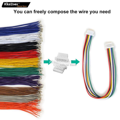 JST_SH1.0_Female_Connector_with_Pre-Crimped_Wire