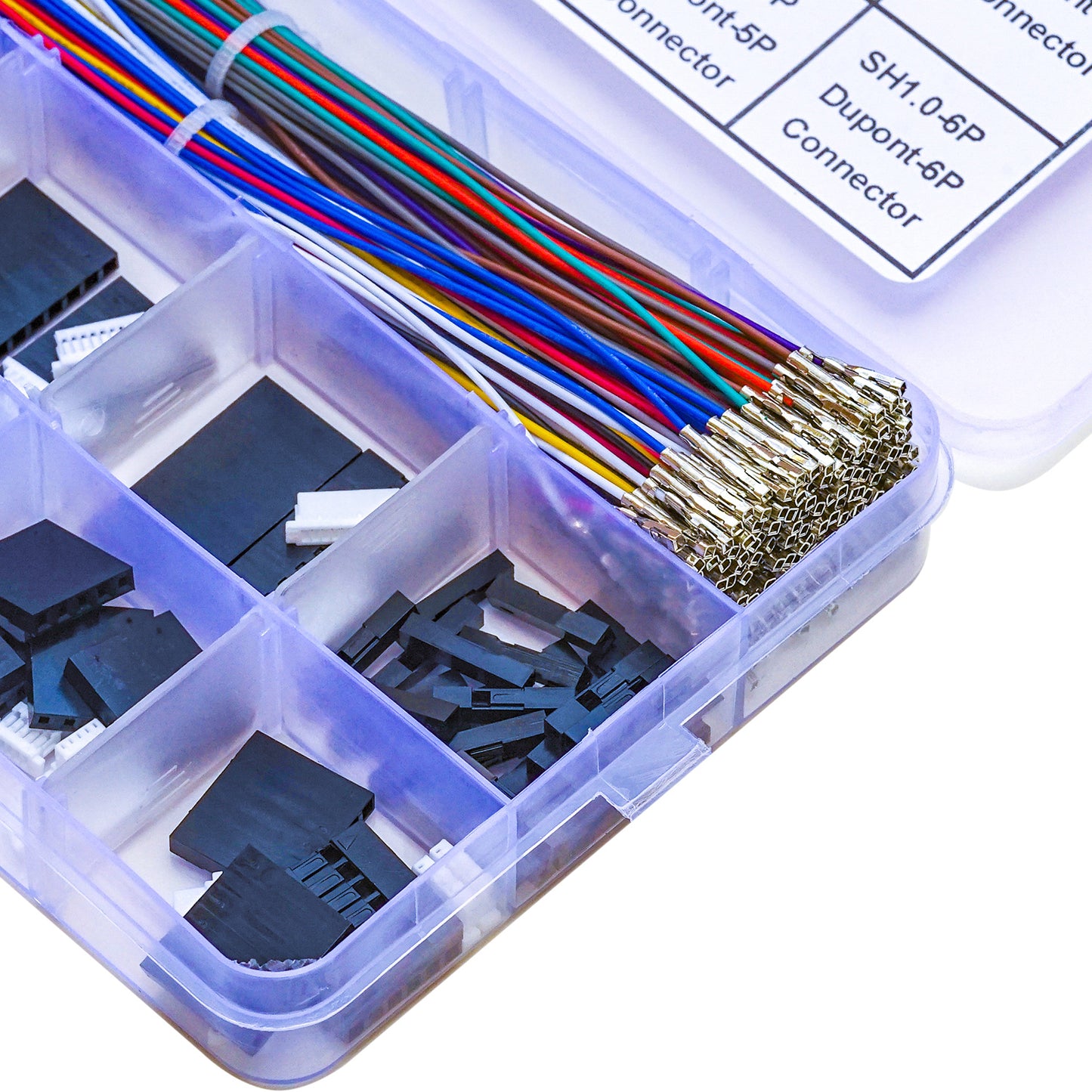 JST_SH1.0_and_Dupont_2.54_Connector_Pin_and_Housing_Detail