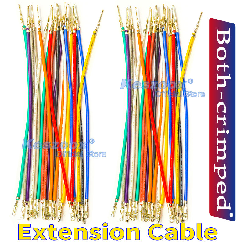 JST SYP 2.5mm pre-crimped terminal silicone cable