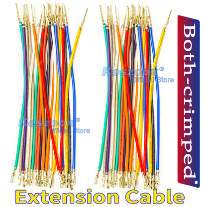JST SYP 2.5mm pre-crimped terminal silicone cable
