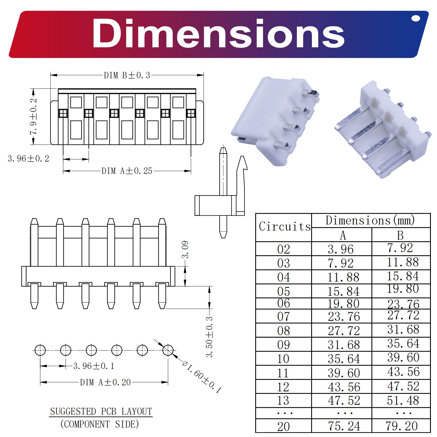 JST_VH3.96mm_DIP_Header_Kit_for_Electronics_Projects