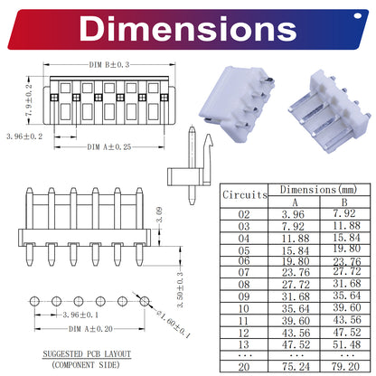 JST_VH3.96mm_DIP_Header_Kit_for_Electronics_Projects