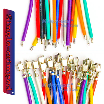 JST VH 3.96mm Female single-head Pre-Crimped Terminal Silicone Cable (Without Connector), 20AWG UL3239 Soft Wire 200℃ Heat Resistant 3KV 5A