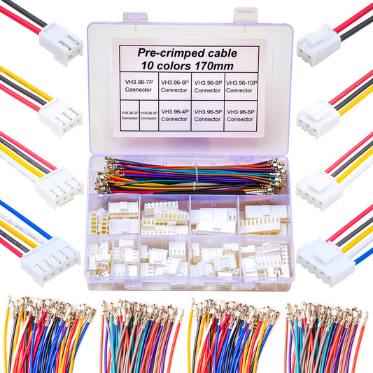 JST_VH_Connector_Kit_with_20AWG_Pre-Crimped_Cables_Overview