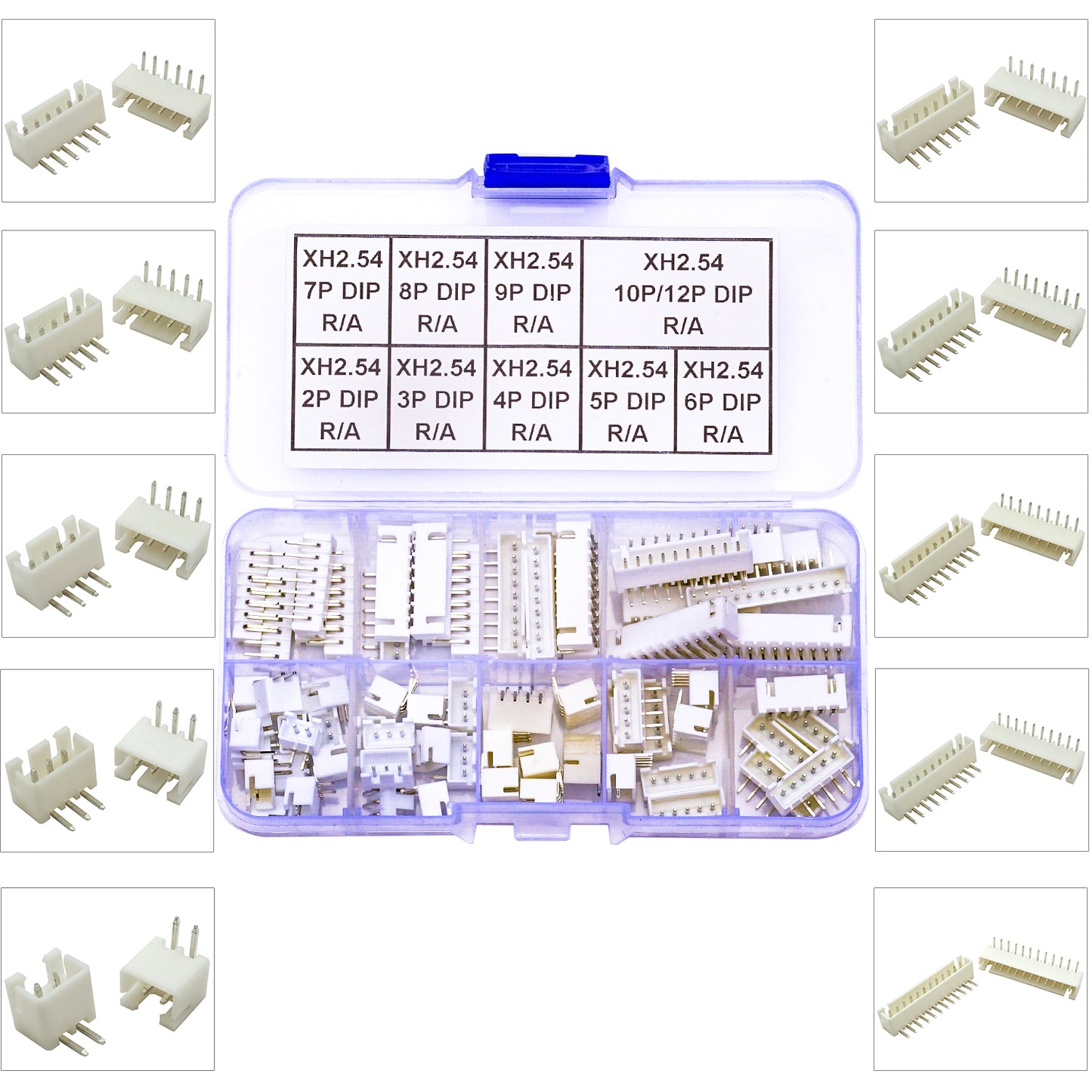 JST_XH2.5mm_Pitch_Right_Angle_DIP_Header_Connectors