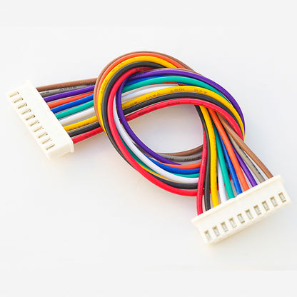 JST XH 2.54mm 10-pin cable connector both sided