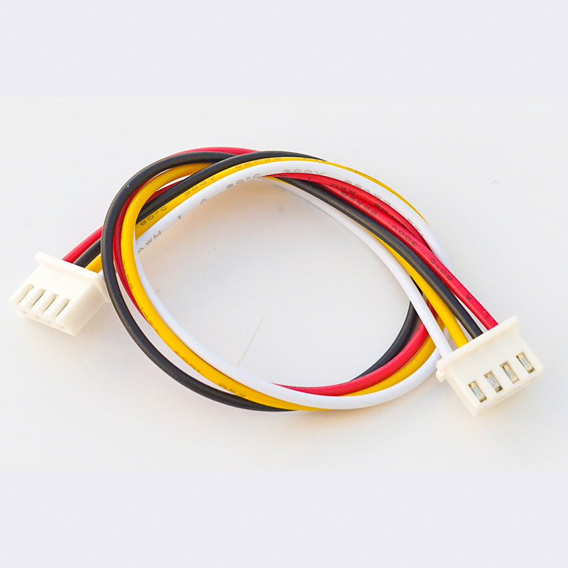 JST XH 2.54mm 4-pin cable connector both sided