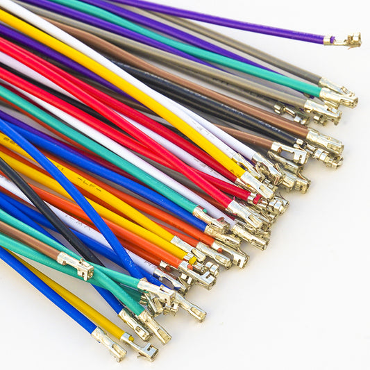 JST XH 2.5mm Female Pre-Crimped Terminal single-head Cable (Without Connector), 22AWG UL1007 PVC