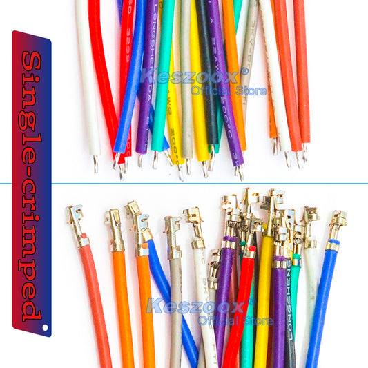 JST XH 2.5mm female single-head pre-crimped terminal silicone cable