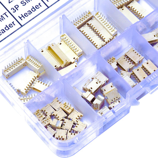 JST_ZH1.5mm_SMT_Right_Angle_Header_Connector_Assortment_Kit