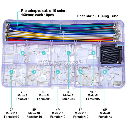 JST ZHR1.5mm Connectors Male Female  kit-1