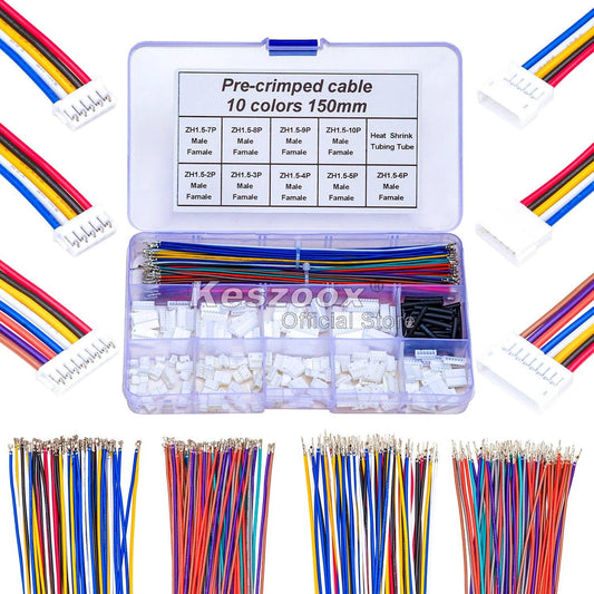 JST ZHR1.5mm Connectors Male Female  kit