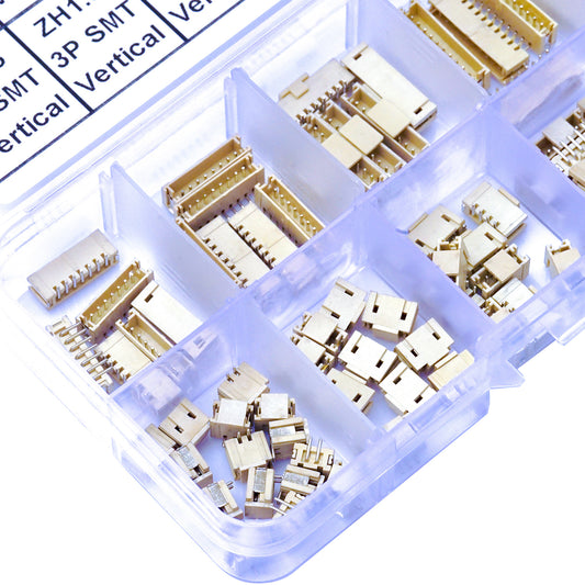 JST_ZH_1.5mm_SMT_Vertical_Header_Connector_Assortment_Kit