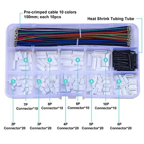 JST ZH Connector Kit with 28AWG Cables-1