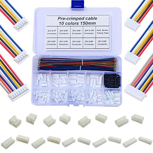 JST ZH Connector Kit with 28AWG Cables