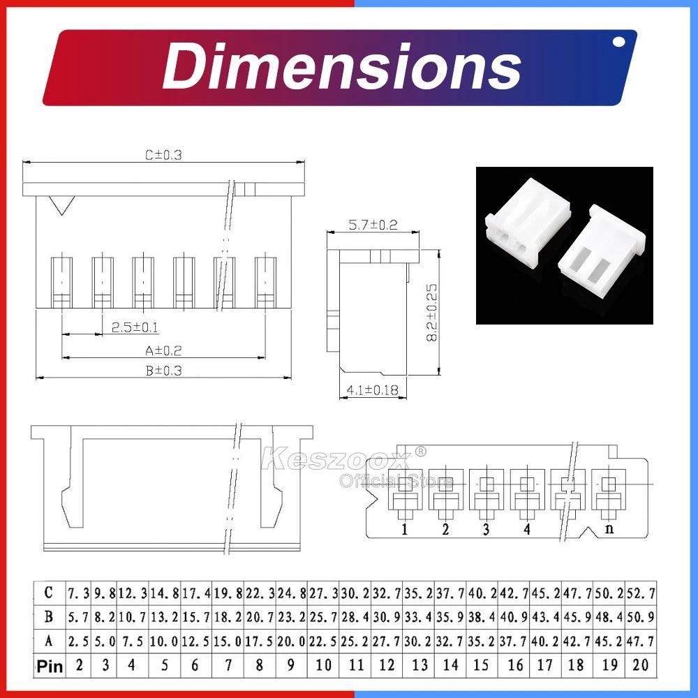 JST xh connector 10