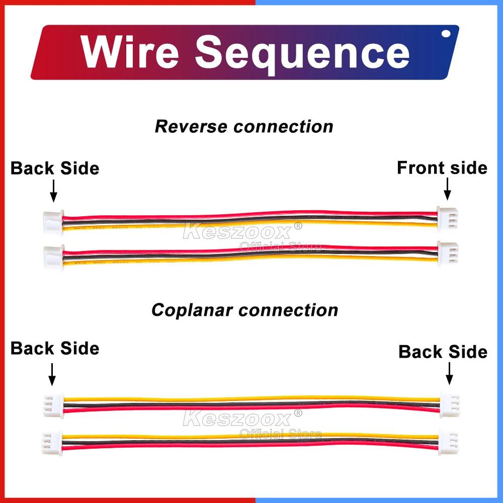 JST xh connector 3Pin Terminal wire 3