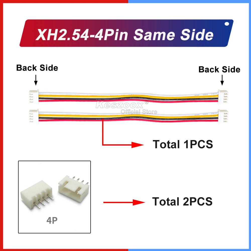 JST xh connector 4Pin Terminal wire 8